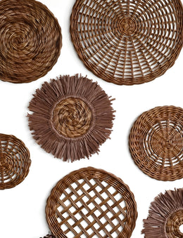 Rattan Wall Decor for Living Room - Caiusworth