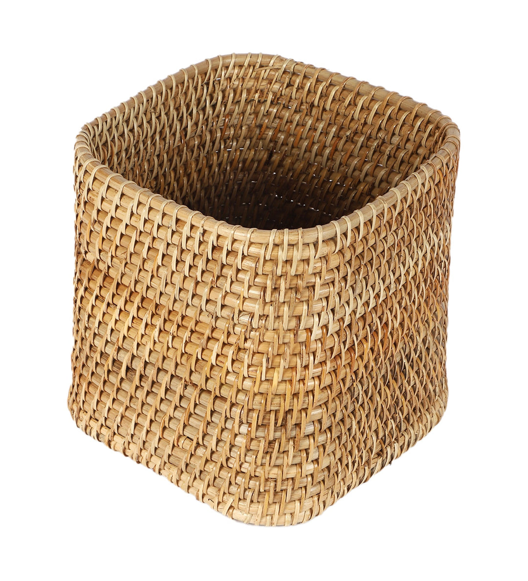 Rattan Planter 8" Dia x 8" H for Indoor - Hawthorn