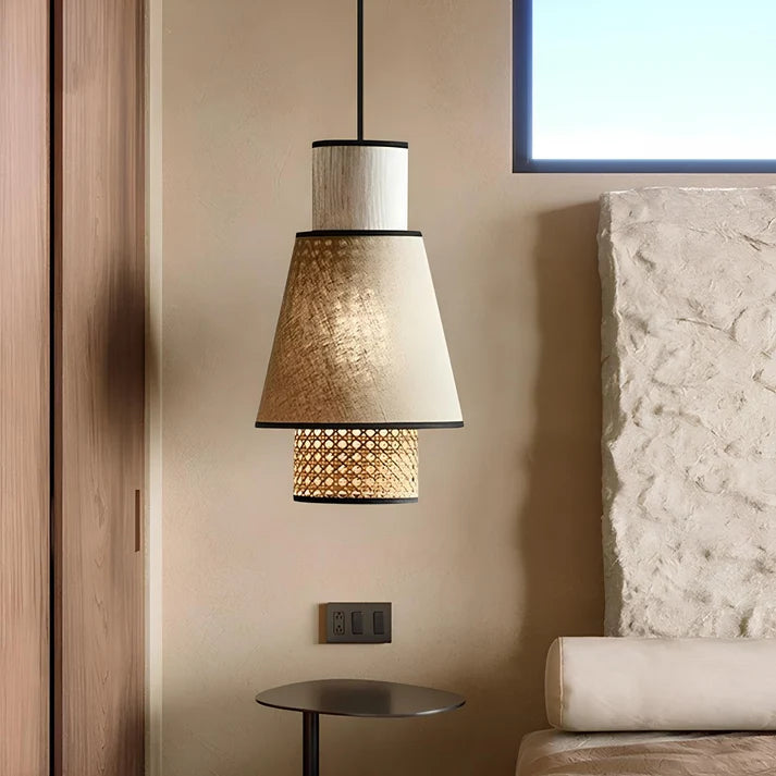 Rattan Hanging Light for Kitchen | Cane Pendant Lamp - Astara