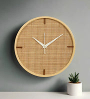 Bamboo Wall Clock for Kitchen - Soleil