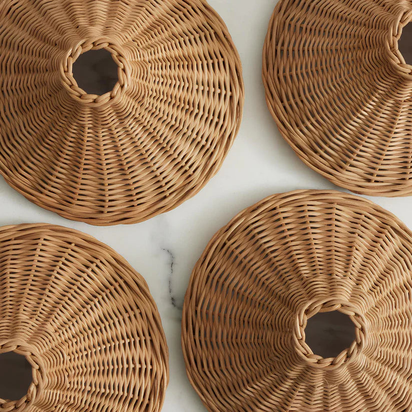 Bamboo Hanging Light for Living Room | Rattan Pendant Lamp - Tate