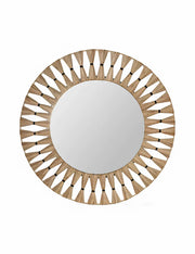 Rattan Wall Mirror for Bathroom - Adah