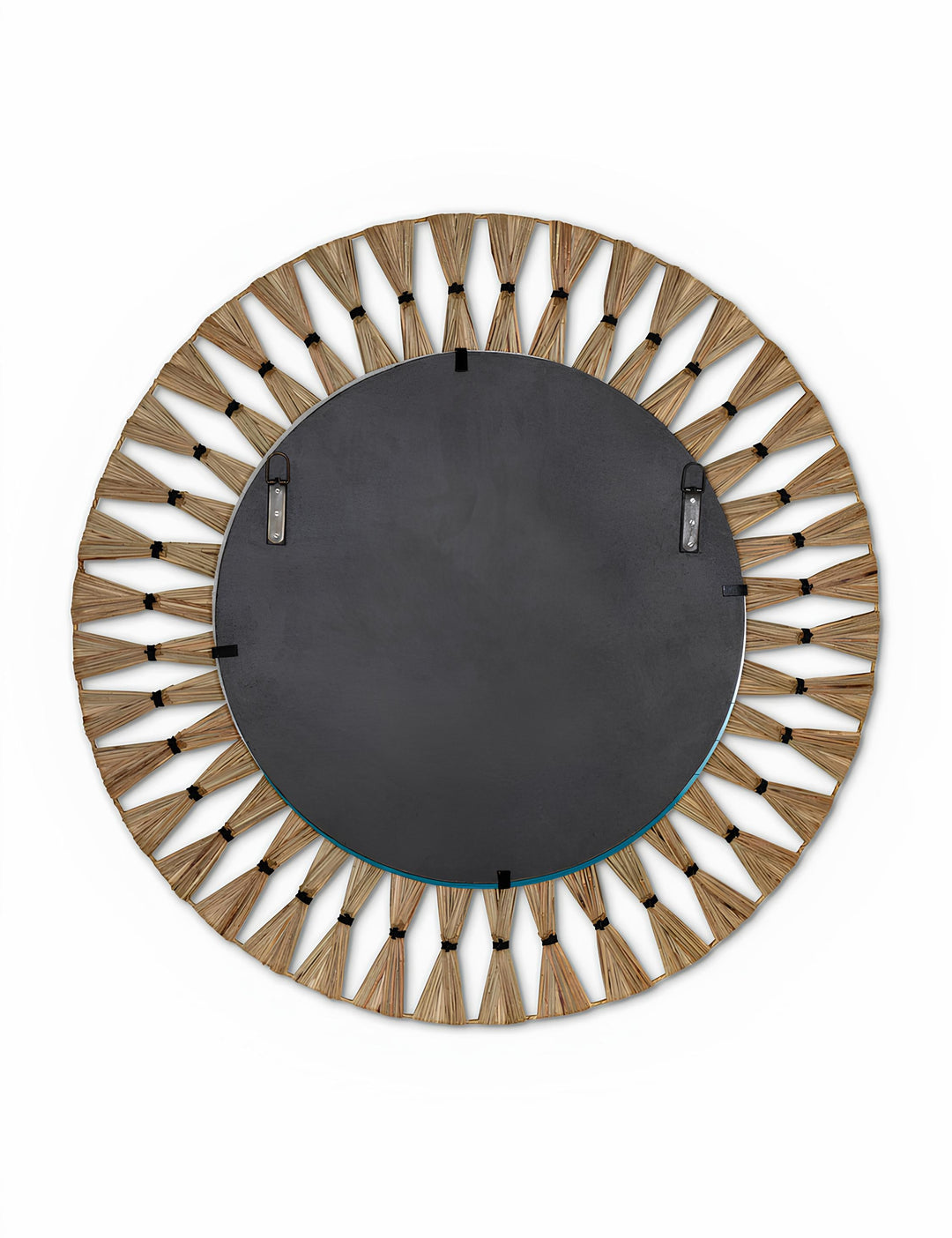 Rattan Wall Mirror for Bathroom - Adah