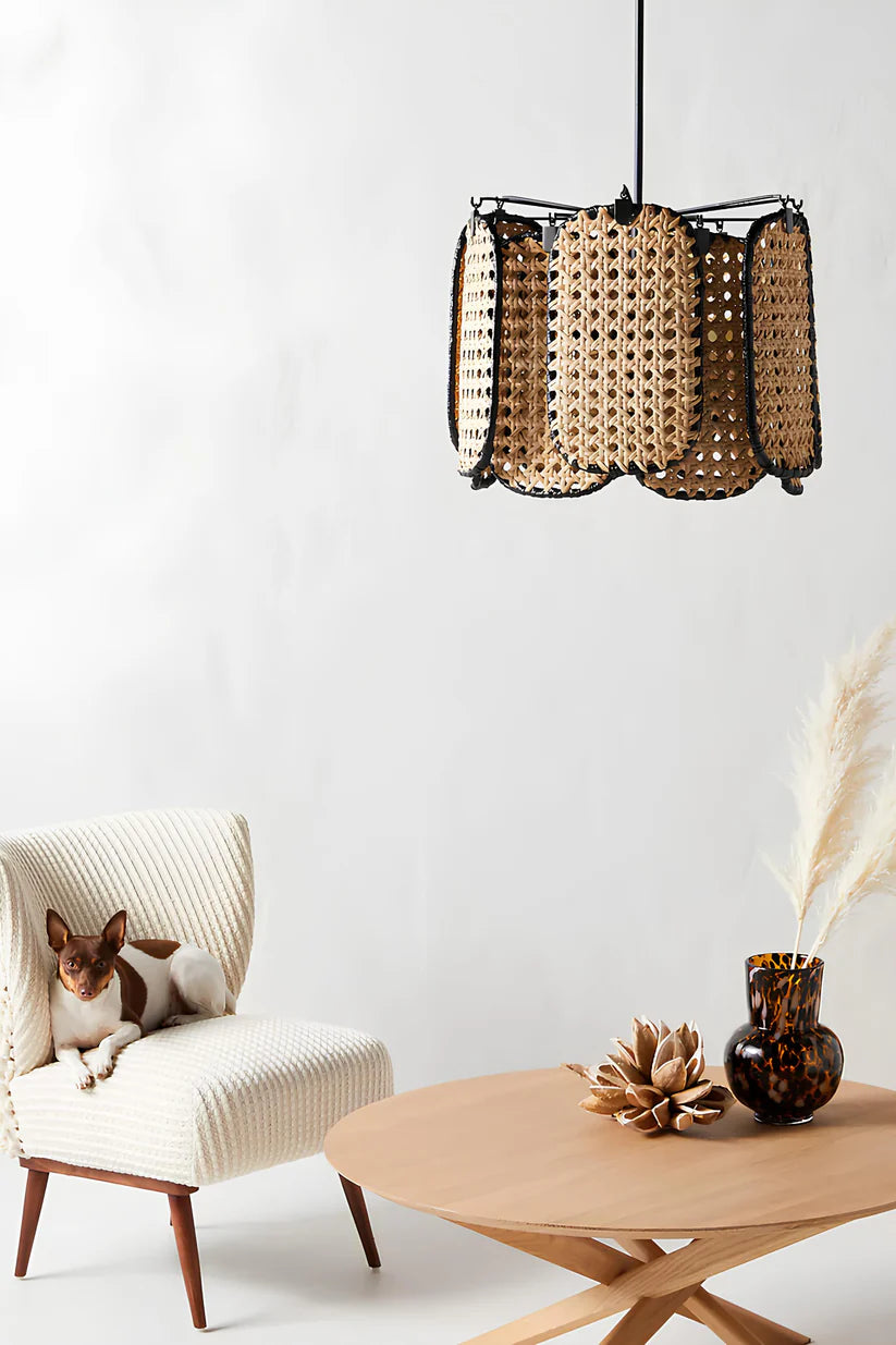 Bamboo Hanging Light for Kitchen | Rattan Pendant Lamp - Knox