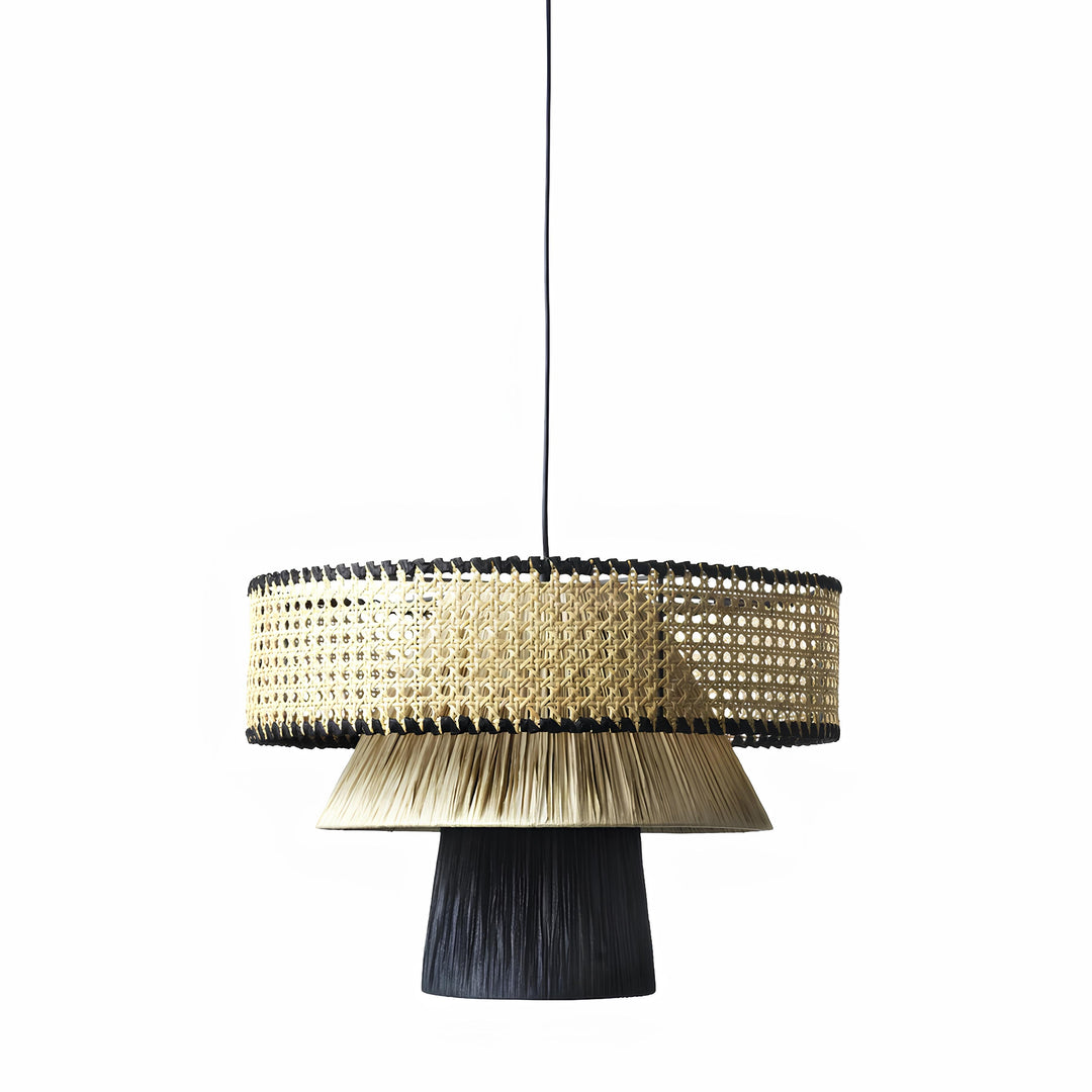 Bamboo Pendant Light for Living Room - Diva by Luxury Rattan Handicrafts 