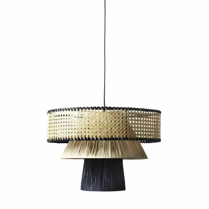 Bamboo Pendant Light for Living Room - Diva by Luxury Rattan Handicrafts 