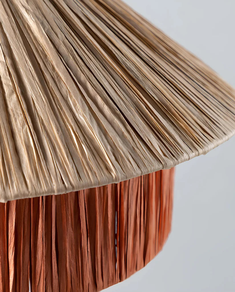 Raffia Hanging Light for Living Room- Mattox