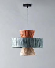 Bamboo Hanging Light for Living Room | Cane Pendant Lamp - Reid