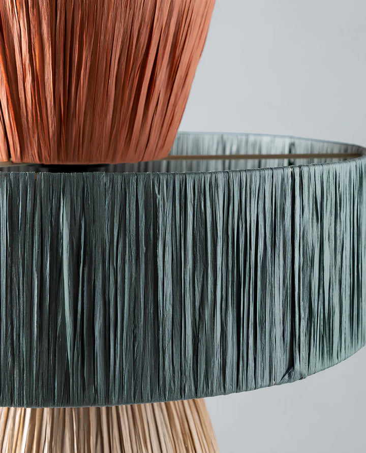 Bamboo Hanging Light for Living Room | Cane Pendant Lamp - Reid