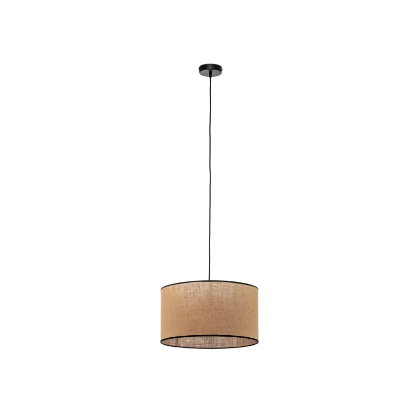 Jute Hanging Light for Bedroom | Natural Pendant Lamp - Pryce