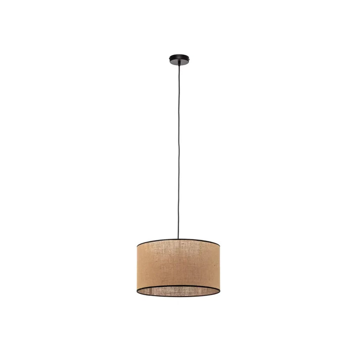 Jute Hanging Light for Bedroom | Natural Pendant Lamp - Pryce
