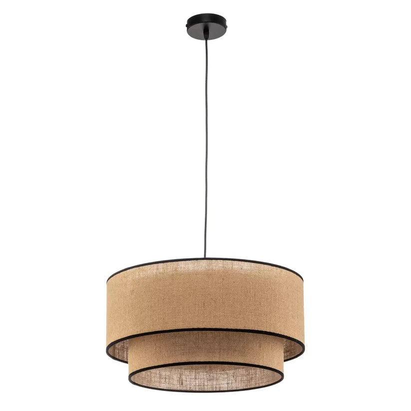 Jute Hanging Light for Living Room - Wynn