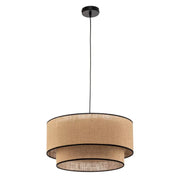 Jute Hanging Light for Living Room - Wynn