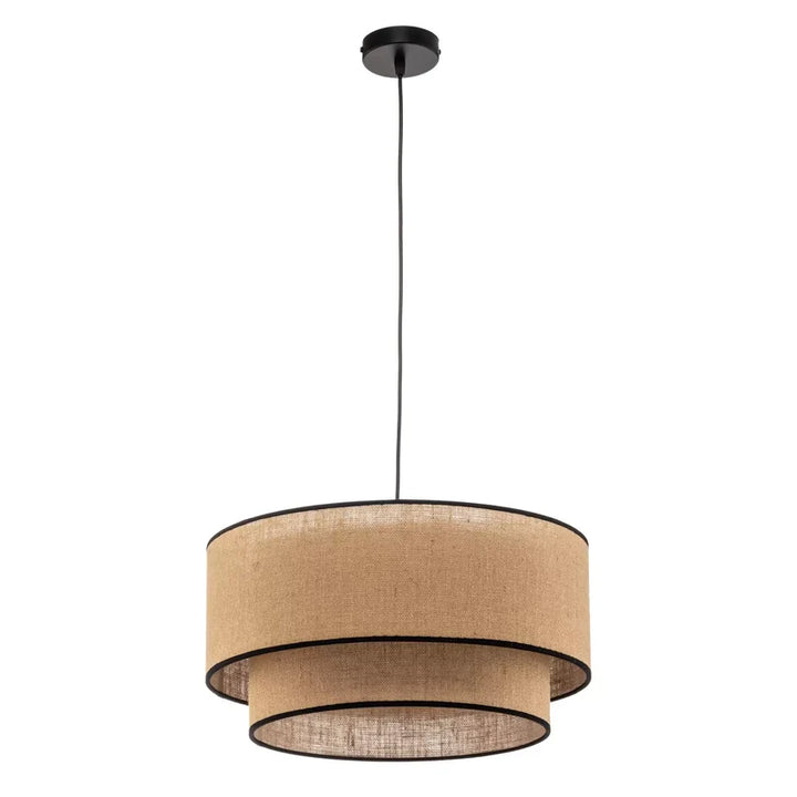 Jute Hanging Light for Living Room - Wynn