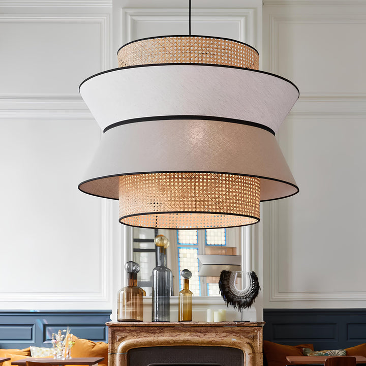 Rattan Bamboo Pendant Light - Raya