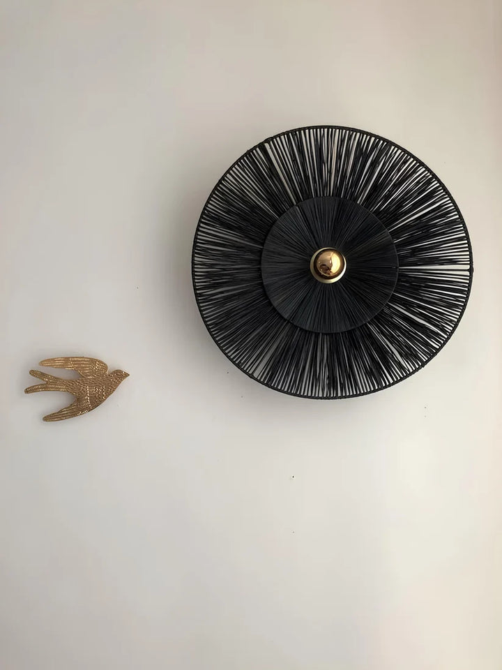 Jute Wall Light for Bedroom | Natural Wall Sconce - Harlow