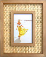 Rattan Photo Frame 4x6 Inch for Home - Thanet