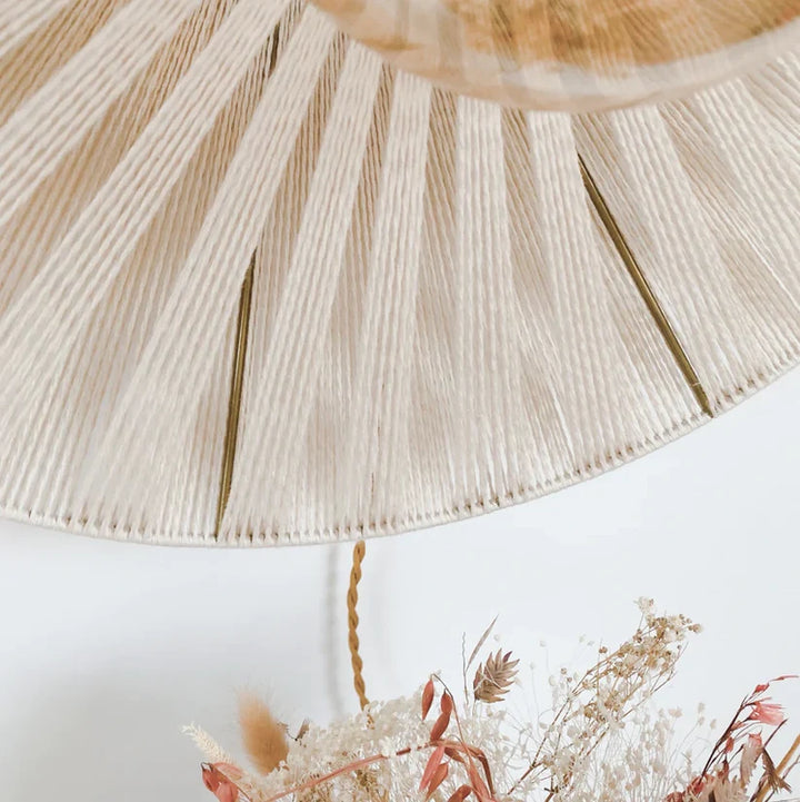 Raffia Wall Lamp for Living Room | Boho Wall Sconce - Norwood
