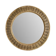 Bamboo Wall Mirror for living room | Cane Wall Mirror | Rattan Mirror - Ishita - Luxury Rattan Handicrafts  Uncategorized (Image 2)
