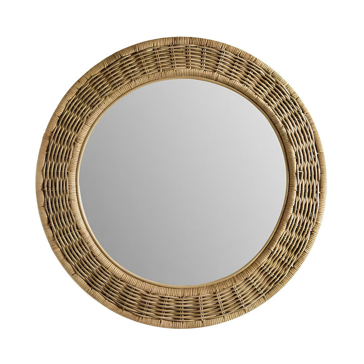 Bamboo Wall Mirror for living room | Cane Wall Mirror | Rattan Mirror - Ishita - Luxury Rattan Handicrafts  Uncategorized (Image 2)