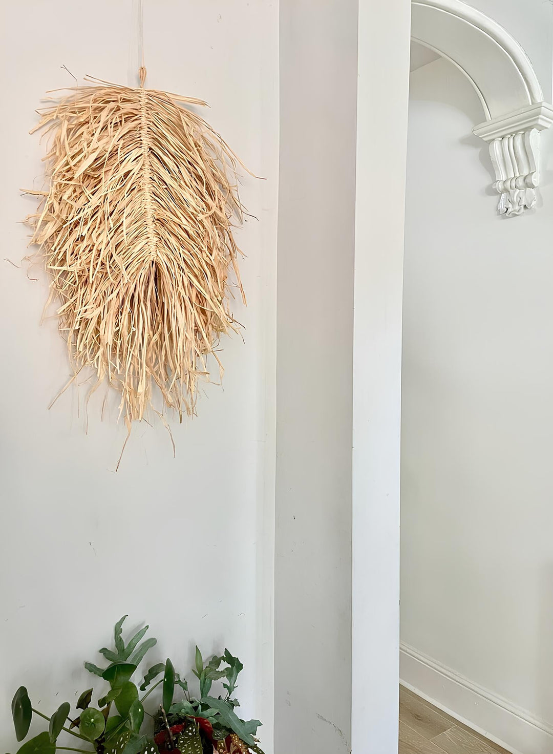 Wicker Wall Basket | Rattan Wall Decor | Bamboo Basket Decor - Ananya - Luxury Rattan Handicrafts 