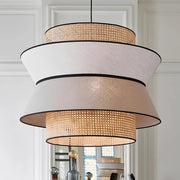Rattan Hanging Light for Living Room | Bamboo Pendant Lamp - Raya