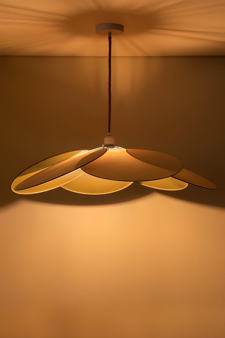 Japandi Hanging Light for Drawing Room - Kashvi by Luxury Rattan Handicrafts 