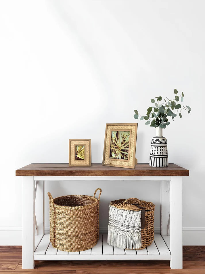 Rattan Photo Frame 4x6 Inch for Home - Thanet