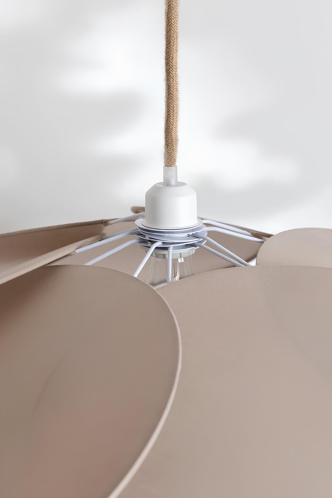 Japandi Hanging Light for Drawing Room - Kashvi by Luxury Rattan Handicrafts 