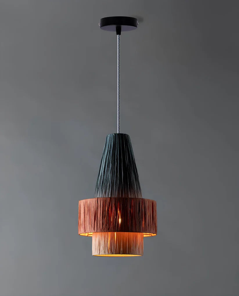 Raffia Hanging Light for Dining Room- Jaxon