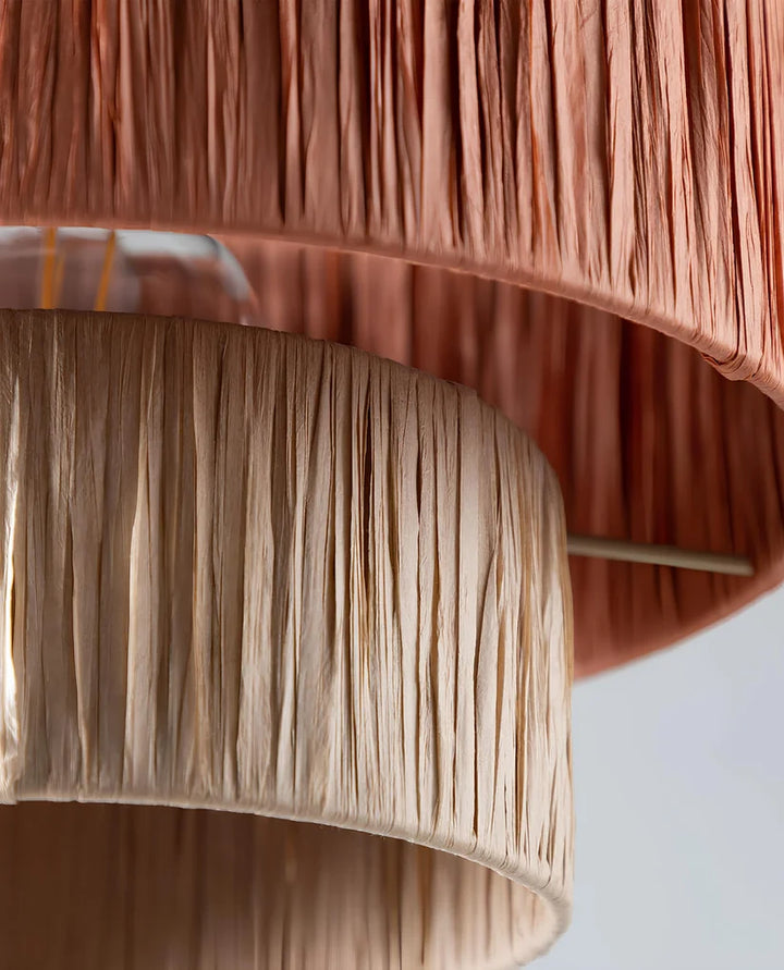 Raffia Hanging Light for Dining Room- Jaxon