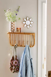 Luxury Rattan Handicrafts  Rattan Bamboo Wall Hook, Wall Hanger, Cane Wall Hooks, entryway Hangers, entryway Hooks, Clothing Hangers - Luxury Rattan Handicrafts  Home 