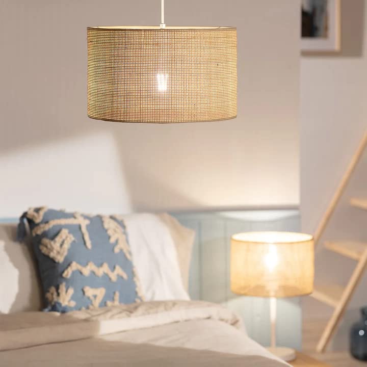 Bamboo Hanging lamp for Living Room | Rattan Pendant light | Cane ceiling light - Aster - Luxury Rattan Handicrafts  Lighting > Pendant Lights (Im