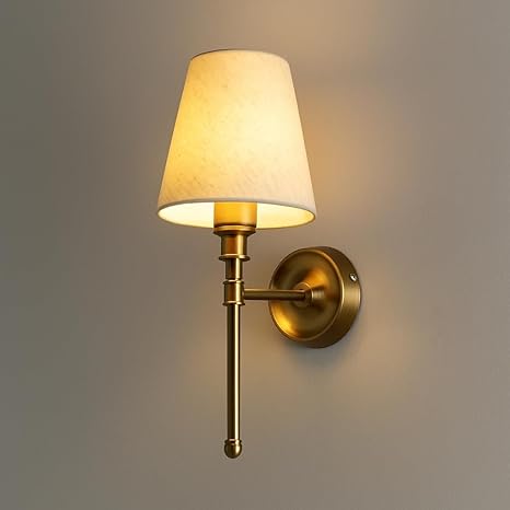 Modern Fabric Wall Lamp for Living Room | Decorative Wall Light - Edrick