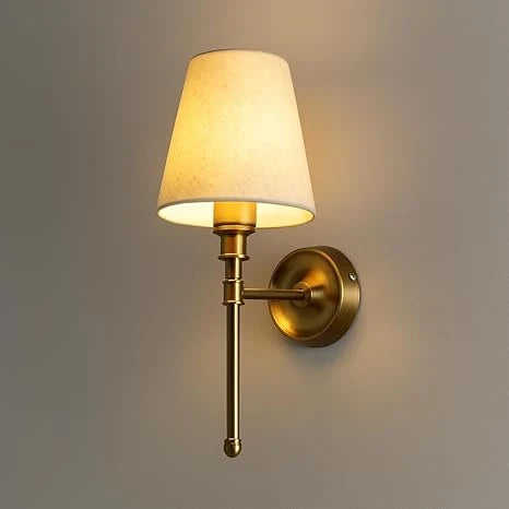 Modern Fabric Wall Lamp for Living Room | Decorative Wall Light - Edrick