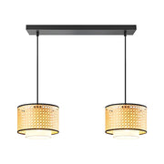 Wicker Hanging Light Set for Living Room - Vantage