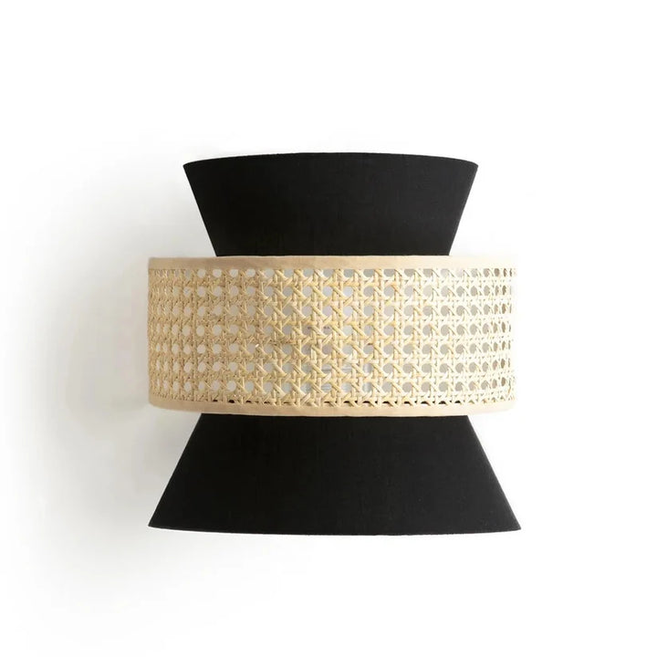 Wicker Wall Sconce for Hallway | Bamboo Wall Lamp - Ardeen