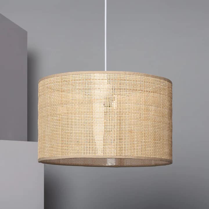 Bamboo Hanging lamp for Living Room | Rattan Pendant light | Cane ceiling light - Aster - Luxury Rattan Handicrafts  Lighting > Pendant Lights (Im