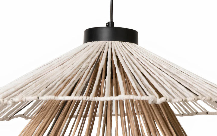 Bamboo Hanging Light for Bedroom | Rattan Pendant Lamp - Piers