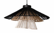 Bamboo Hanging Light for Living Room | Cane Pendant Lamp - Nash