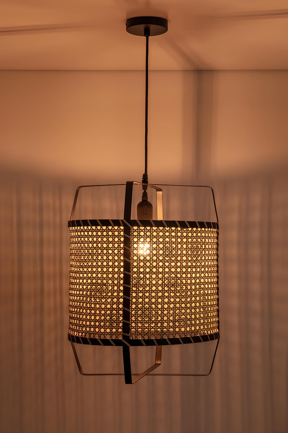 Bamboo Pendant Light for Living Room - Candy by Luxury Rattan Handicrafts 