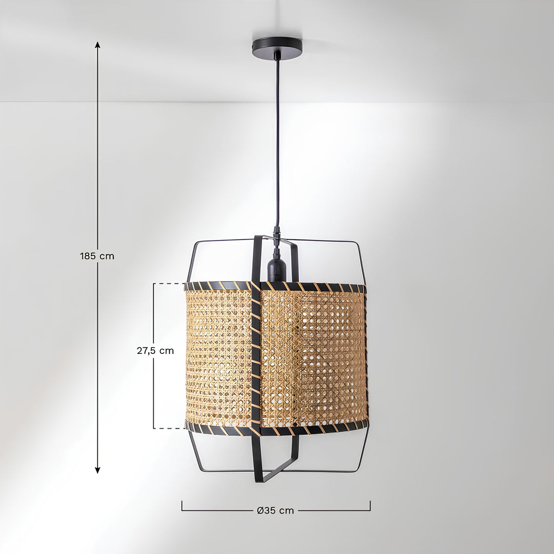 Bamboo Pendant Light for Living Room - Candy by Luxury Rattan Handicrafts 