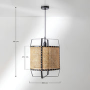 Bamboo Pendant Light for Living Room - Candy by Luxury Rattan Handicrafts 