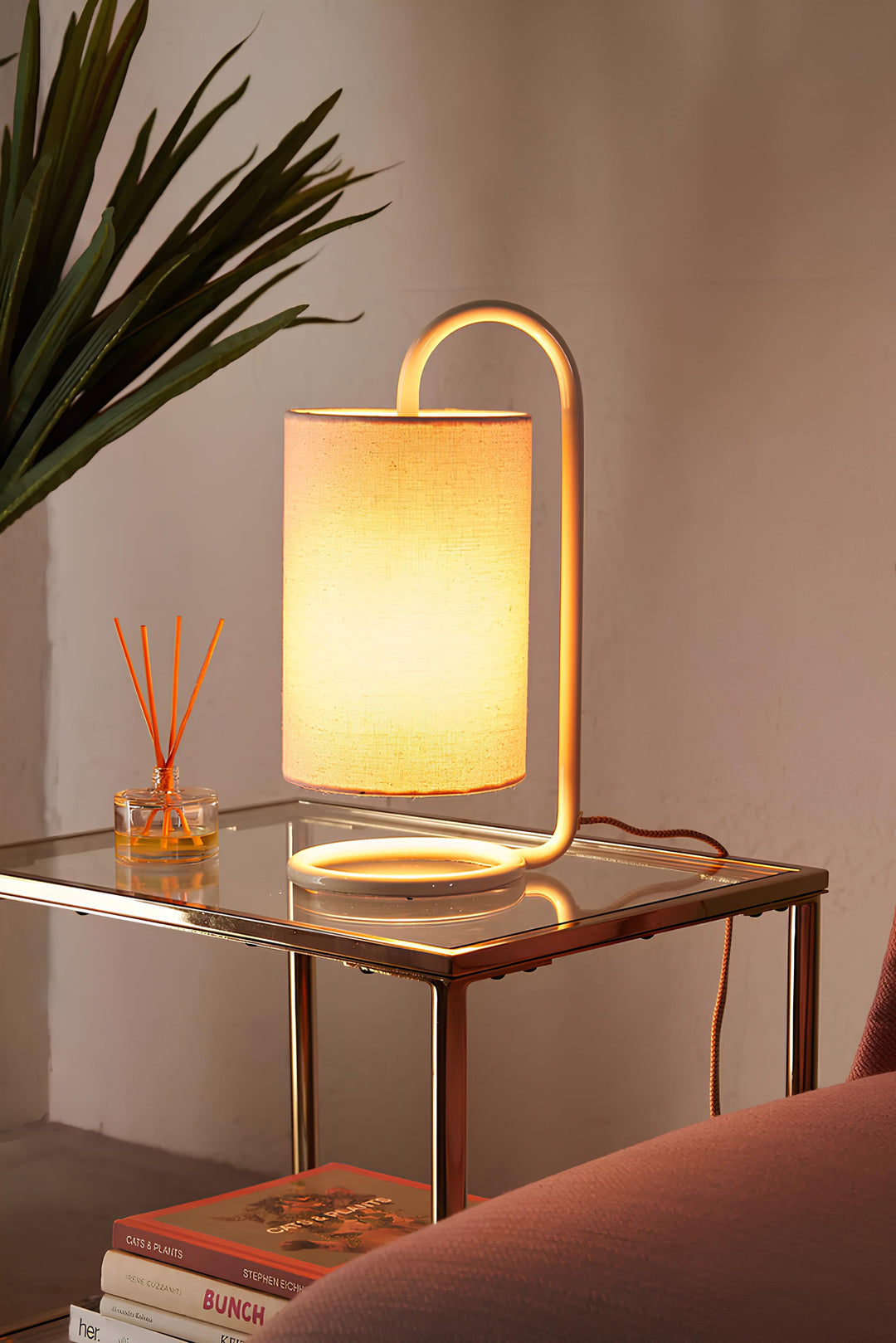 Rattan & Bamboo Table Lamp for Bedroom | Handmade - Grover