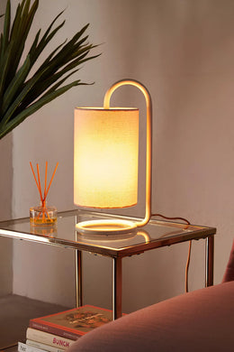 Rattan & Bamboo Table Lamp for Bedroom | Handmade - Grover