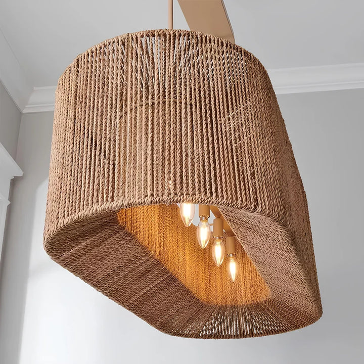Wicker Chandelier for Living Room - Orlander