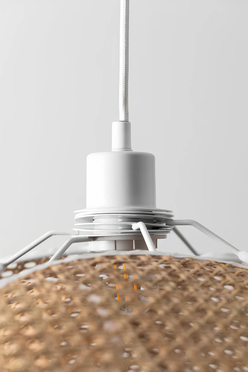 Bamboo Hanging Light for Bedroom | Rattan Pendant Lamp - Quill