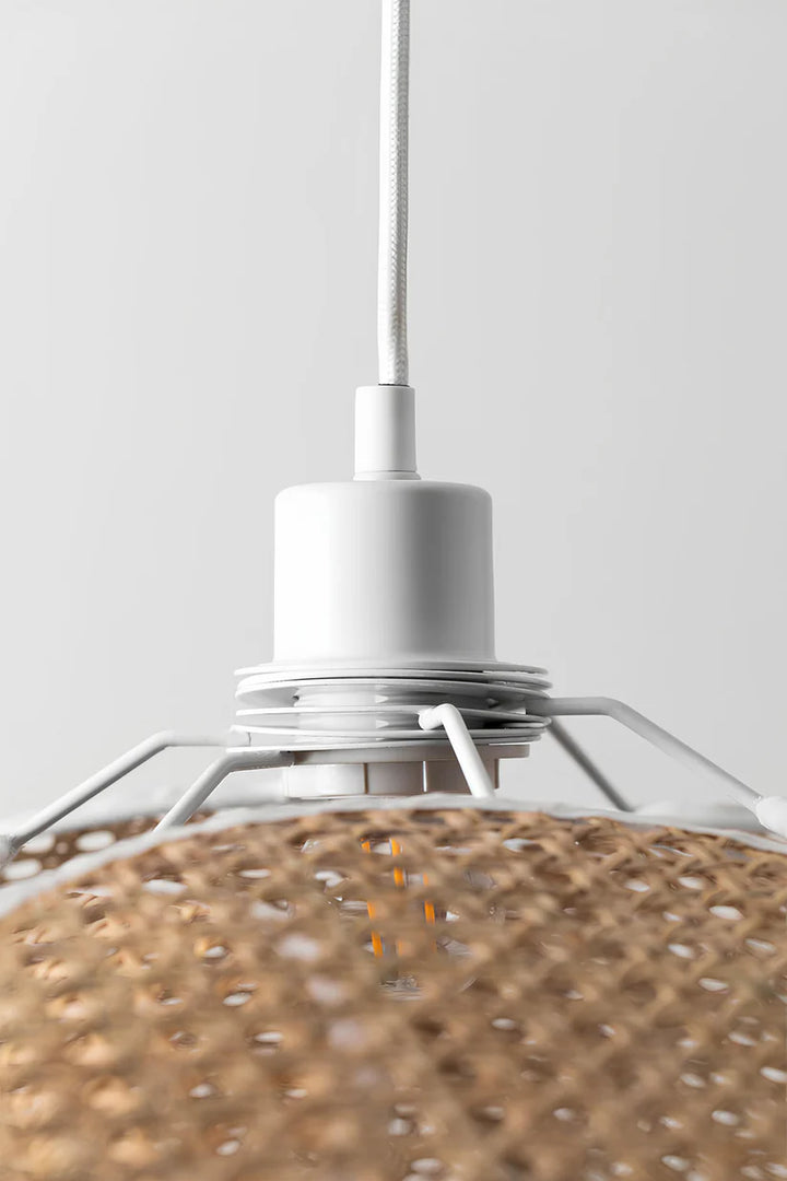Bamboo Hanging Light for Bedroom | Rattan Pendant Lamp - Quill