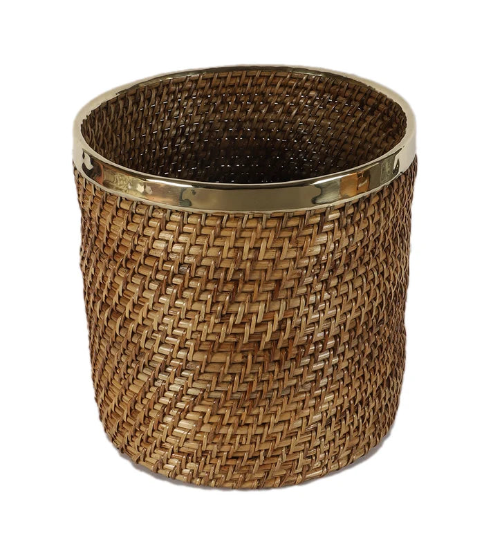 Rattan Planter 8" Dia x 8" H for Indoor - Rebecca