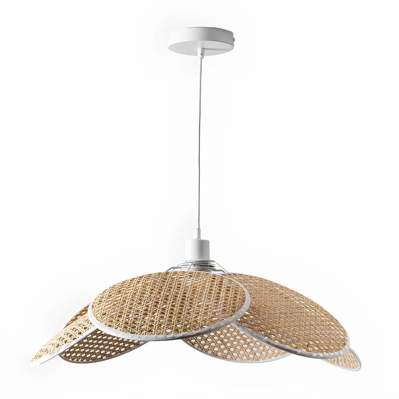 Bamboo Hanging Light for Bedroom | Rattan Pendant Lamp - Quill